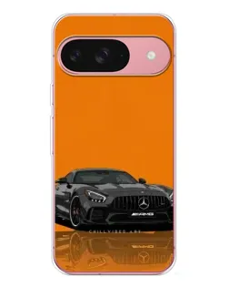 Чохол для Google Pixel 10 з картинкою «Помаранчевий Mercedes AMG»