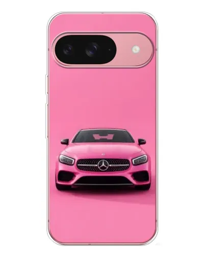 Чохол для Google Pixel 10 з картинкою «Рожевий Mercedes AMG»