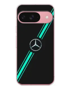 Чехол для Google Pixel 10 с картинкой «Спортивные линии Mercedes»