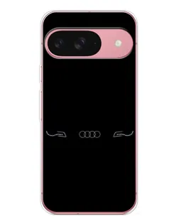 Чехол для Google Pixel 10 с картинкой «Audi — световой подпись»