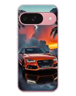 Чохол для Google Pixel 10 з картинкою «Audi — захід сонця»