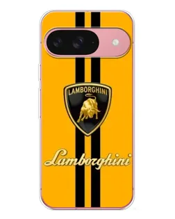 Чехол для Google Pixel 10 с картинкой «Lamborghini Stripe желтый»
