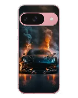 Чехол для Google Pixel 10 с картинкой «Lamborghini дымная эстетика»