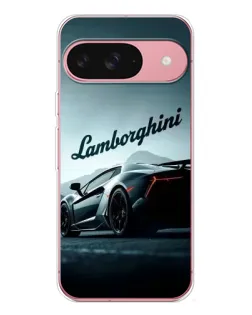 Чехол для Google Pixel 10 с картинкой «Классическая надпись Lamborghini»