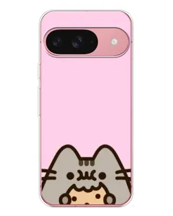 Чехол для Google Pixel 10 с картинкой «Pusheen и печенье»