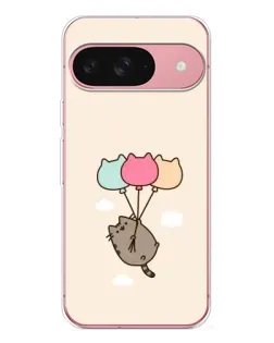 Чехол для Google Pixel 10 с картинкой «Пушин на шариках»