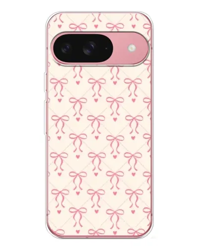 Чохол для Google Pixel 10 з картинкою «Рожеві бантики Coquette»