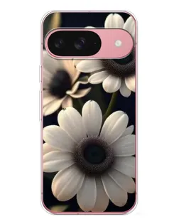 Чехол для Google Pixel 10 с картинкой «Белые маргаритки макро»