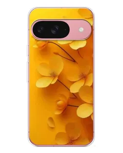 Чехол для Google Pixel 10 с картинкой «Золотые лепестки»