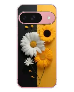 Чехол для Google Pixel 10 с картинкой «Подсолнух и ромашка»