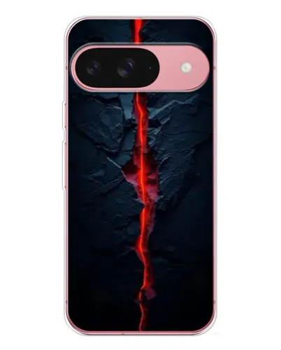 Чехол для Google Pixel 10 с картинкой «Kрасная лавовая трещина»