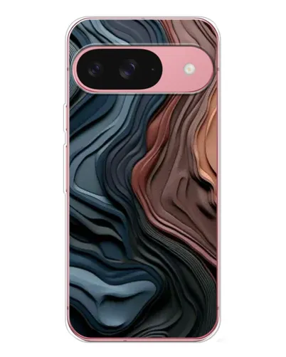 Чехол для Google Pixel 10 с картинкой «Цветные волны каньона»