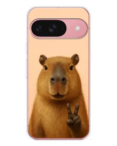 Чехол для Google Pixel 10 с картинкой «Капибара виктория»