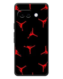 Чехол для Google Pixel 10a с картинкой «Jordan Red Pattern»