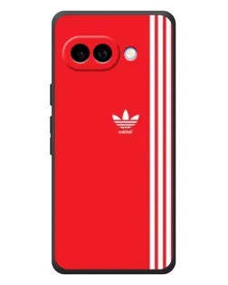 Чохол для Google Pixel 10a з картинкою «Червоний мінімалізм Adidas»