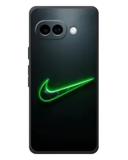 Чехол для Google Pixel 10a с картинкой «Неоновый контур Nike»