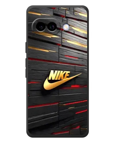 Чохол для Google Pixel 10a з картинкою «Золотий Nike на металі»