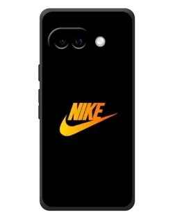 Чехол для Google Pixel 10a с картинкой «Золотой логотип Nike»