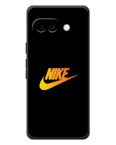 Чехол для Google Pixel 10a с картинкой «Золотой логотип Nike»