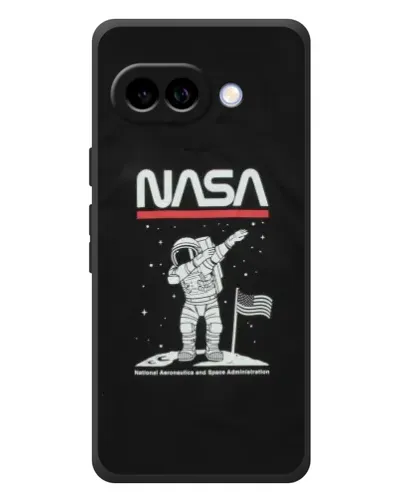 Чохол для Google Pixel 10a з картинкою «NASA — крокуємо по Місяцю»