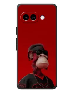Чехол для Google Pixel 10a с картинкой «Bored Ape в красном»