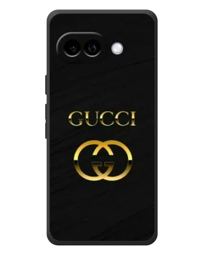 Чохол для Google Pixel 10a з картинкою «Золотий логотип Gucci»