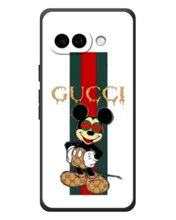 Чохол для Google Pixel 10a з картинкою «Міккі Маус Gucci — смуги»