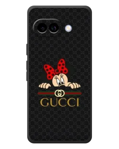 Чохол для Google Pixel 10a з картинкою «Мінні Маус Gucci — чорний»