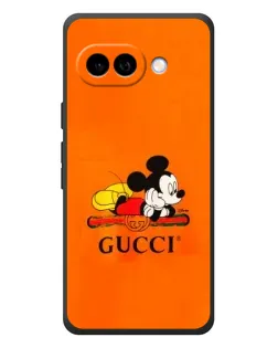 Чохол для Google Pixel 10a з картинкою «Міккі Маус Gucci — помаранч»