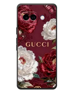 Чохол для Google Pixel 10a з картинкою «Gucci — бордові троянди»