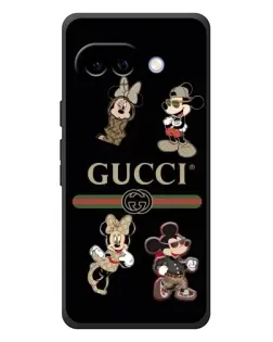 Чохол для Google Pixel 10a з картинкою «Gucci — герої Disney та монограма»