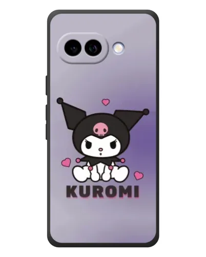 Чехол для Google Pixel 10a с картинкой «Kuromi — фиолетовый арт»