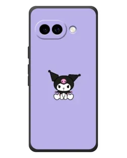 Чехол для Google Pixel 10a с картинкой «Kuromi — фиолетовый минимализм»