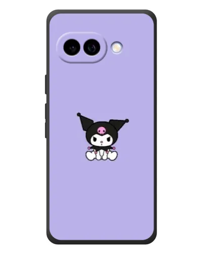 Чехол для Google Pixel 10a с картинкой «Kuromi — фиолетовый минимализм»