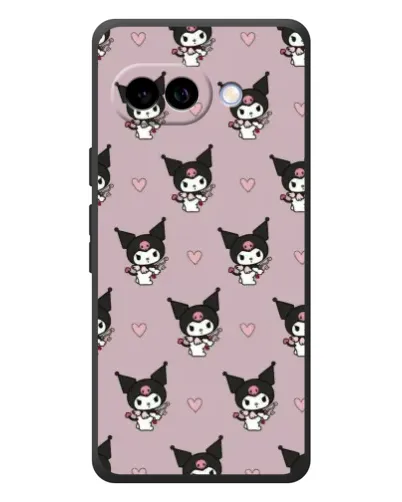 Чехол для Google Pixel 10a с картинкой «Kuromi — ночной сон»