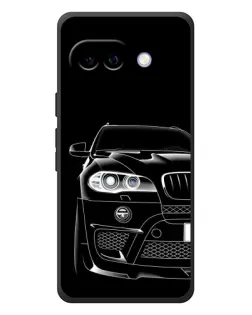Чехол для Google Pixel 10a с картинкой «Темный силуэт BMW»