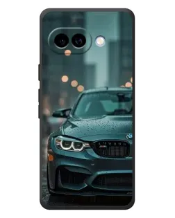 Чехол для Google Pixel 10a с картинкой «BMW в огнях города»