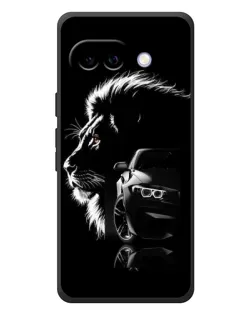 Чехол для Google Pixel 10a с картинкой «BMW и лев»