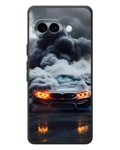 Чехол для Google Pixel 10a с картинкой «BMW в дыму»