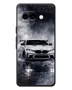 Чехол для Google Pixel 10a с картинкой «BMW сквозь туман»