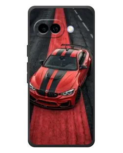 Чехол для Google Pixel 10a с картинкой «BMW на красной дорожке»