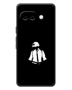Чехол для Google Pixel 10a с картинкой «PUBG — белый шлем»