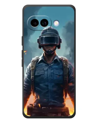 Чехол для Google Pixel 10a с картинкой «PUBG — реалистичный герой»