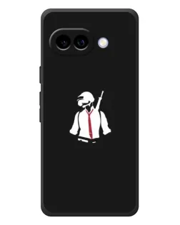 Чехол для Google Pixel 10a с картинкой «PUBG — силуэт воина»