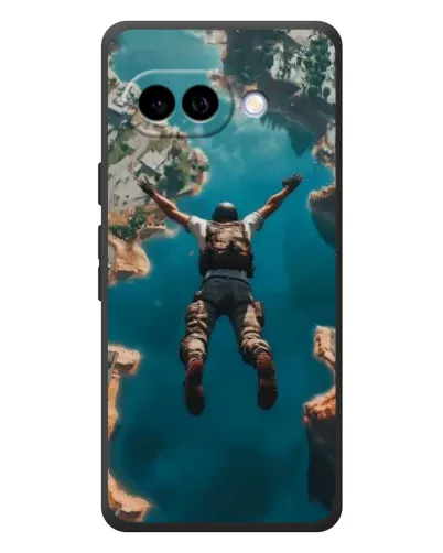 Чехол для Google Pixel 10a с картинкой «PUBG — свободное падение»