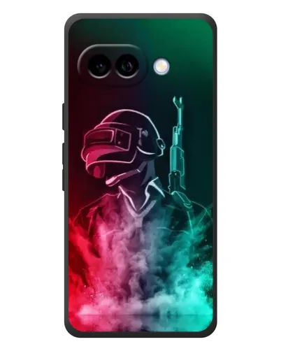 Чехол для Google Pixel 10a с картинкой «PUBG — огненный воин»