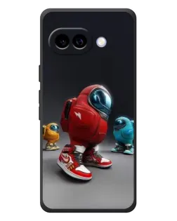 Чехол для Google Pixel 10a с картинкой «Among Us — 3D стиль»