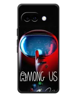 Чехол для Google Pixel 10a с картинкой «Красный импостер — макро»