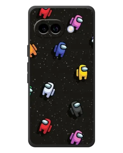 Чехол для Google Pixel 10a с картинкой «Космический паттерн Among Us»