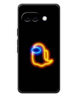 Чехол для Google Pixel 10a с картинкой «Among Us неоновое сияние»